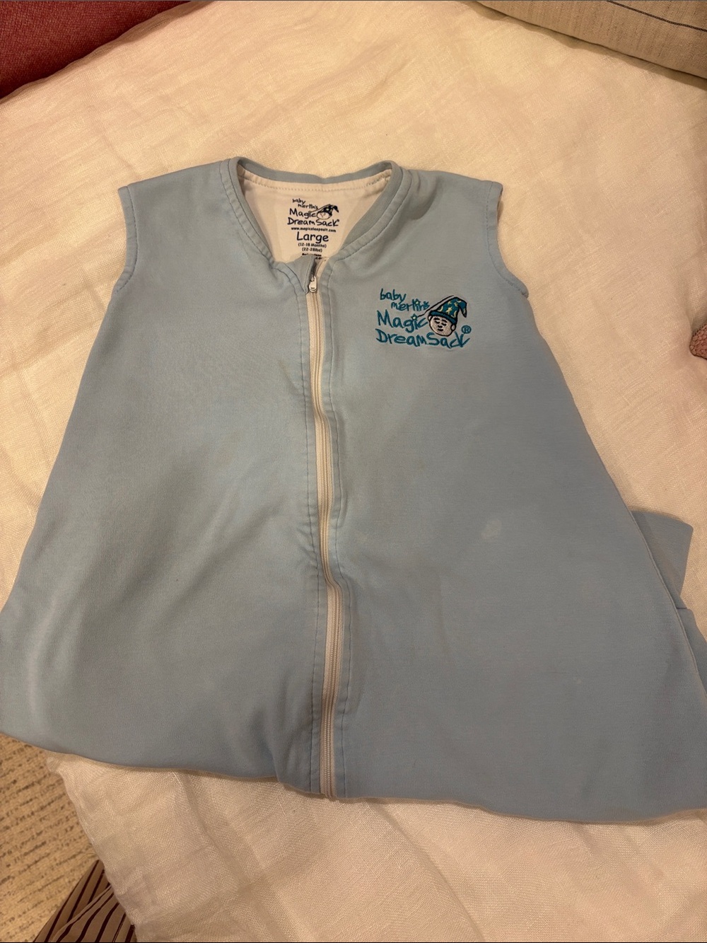 Dreamsack Baby Sleeveless Sleep Sack - Light Blue